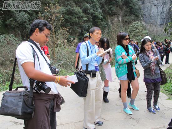 泰國20多家媒體聚焦武隆縣旅游