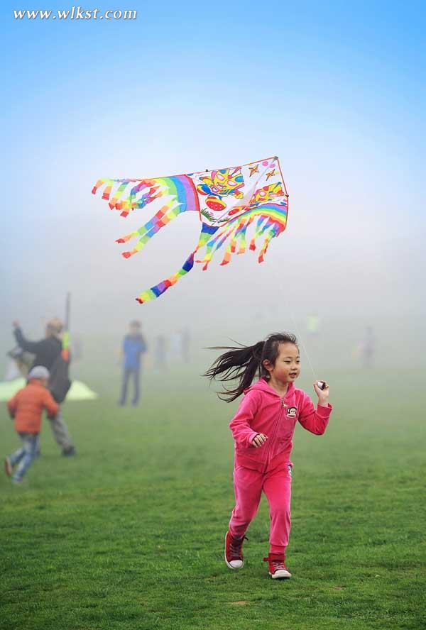 放風箏的小孩