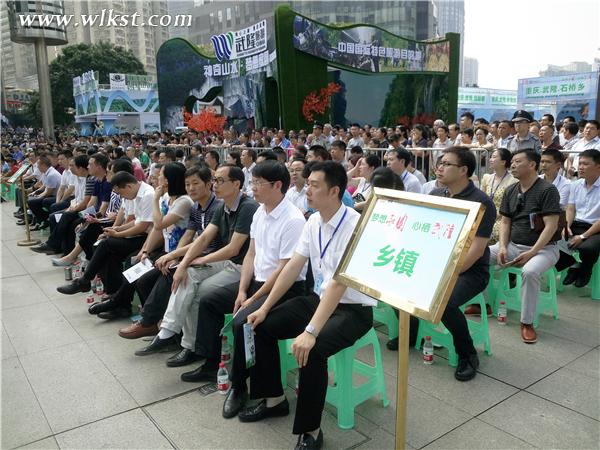 出席武隆首屆鄉村旅游開幕式的各鄉鎮企業 李瓊/攝